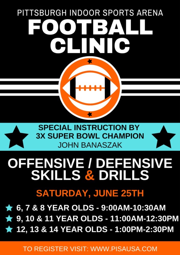 PISA Football Skills Clinic - Saturday, June 25th