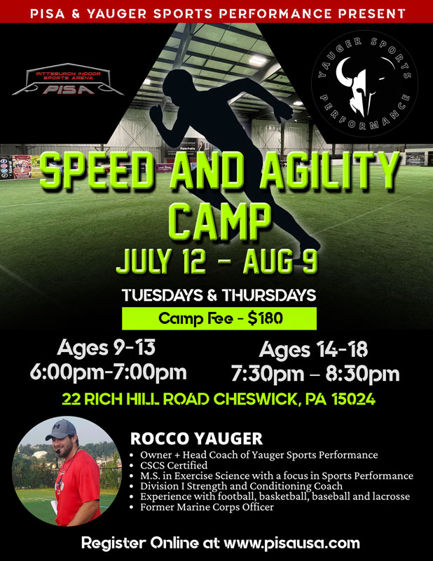 Yauger-Speed-and-Agility-Camp-Flyer PISA Speed & Agility Clinics
